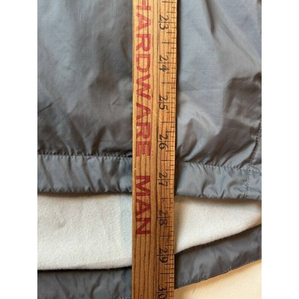 K-Way Acurx'14 Thin Shell Nylon Windbreaker Jacket Packable Lined Tech Gray 1X - Picture 13 of 15